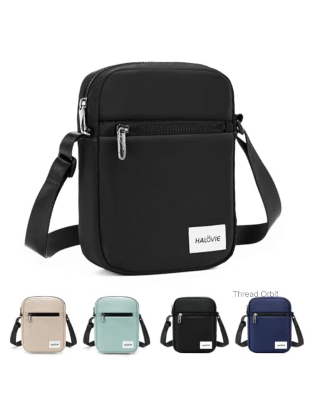 HALOVIE Small RFID Anti Theft Crossbody Sling Bag Lightweight Travel Purse